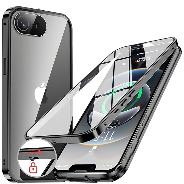 NIANGUO【ロック機能付き・自動ポップアップボタン】 iPhone16e 用