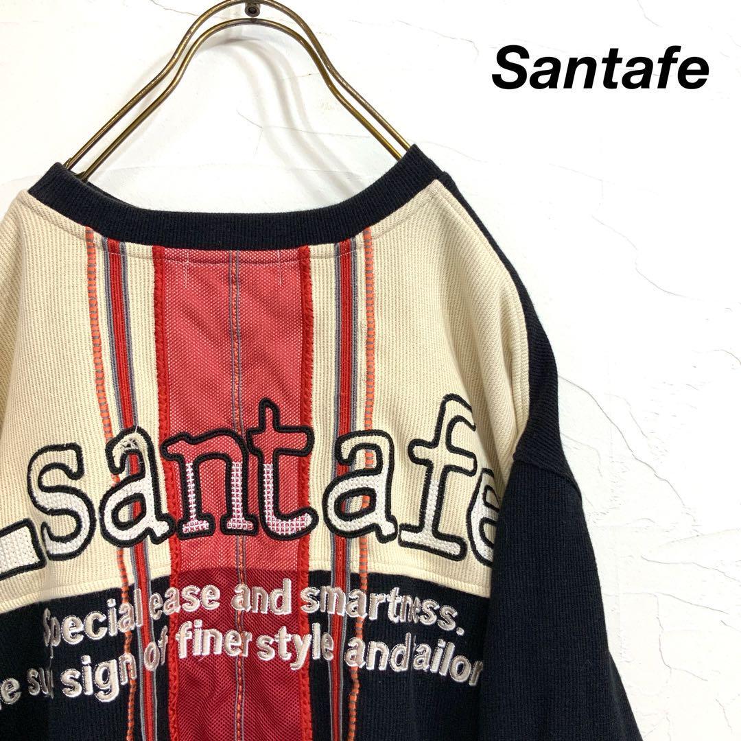 90s santafe サンタフェ ビッグロゴ 刺繍 スウェット | 古着屋 MOU 90s santafe サンタフェ ビッグロゴ 刺繍 スウェット | 古着屋 MOU