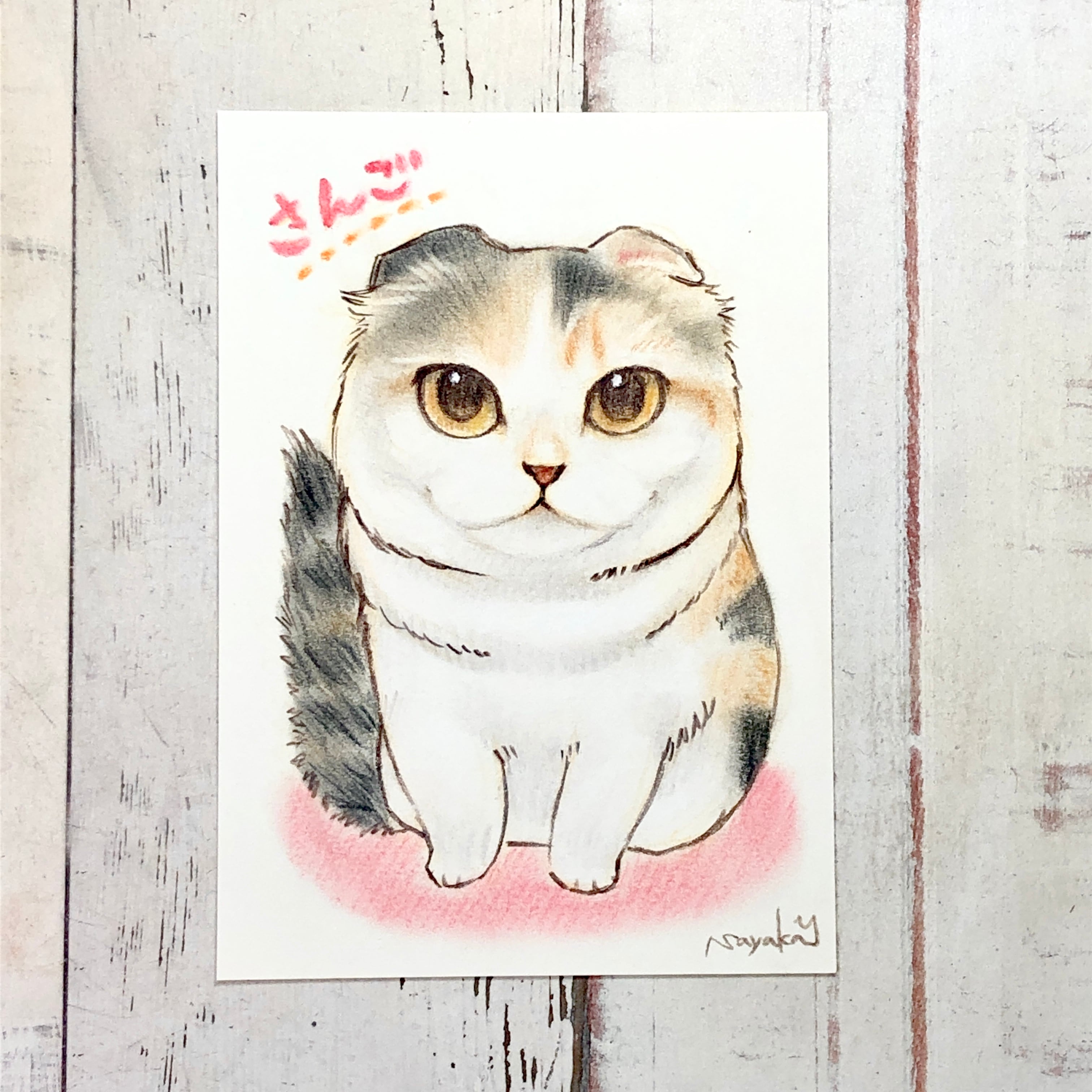 似顔絵書きます。 ✿ リクエスト似顔絵④ @minachanxx 🦋 . サイズ間違えて描い