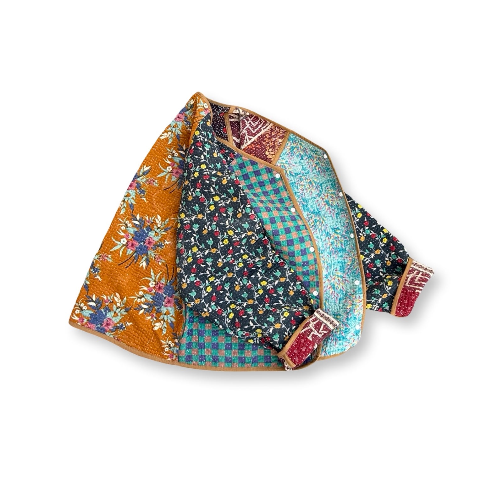 saruche Vintage グドゥリー 刺子のブルゾンジャケット