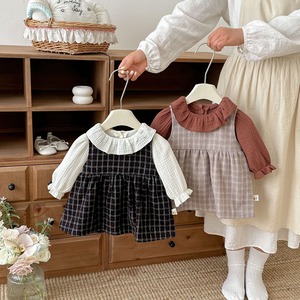 【BABY&KID】2026新作　チェックワンピース