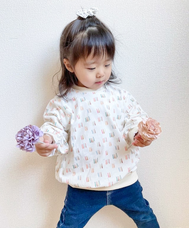 【〜90cmオーダー】スウェットTシャツ(オレンジ)