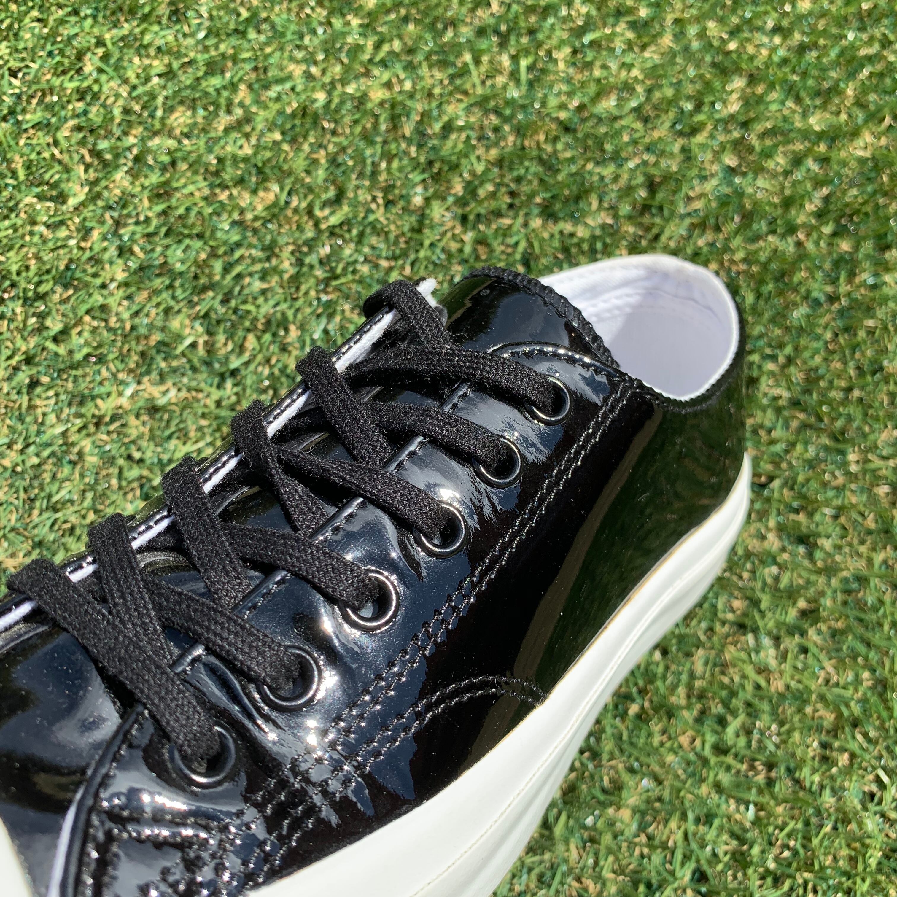 converse ジャックパーセル エナメルブラック 25.5cm 【公式通販】