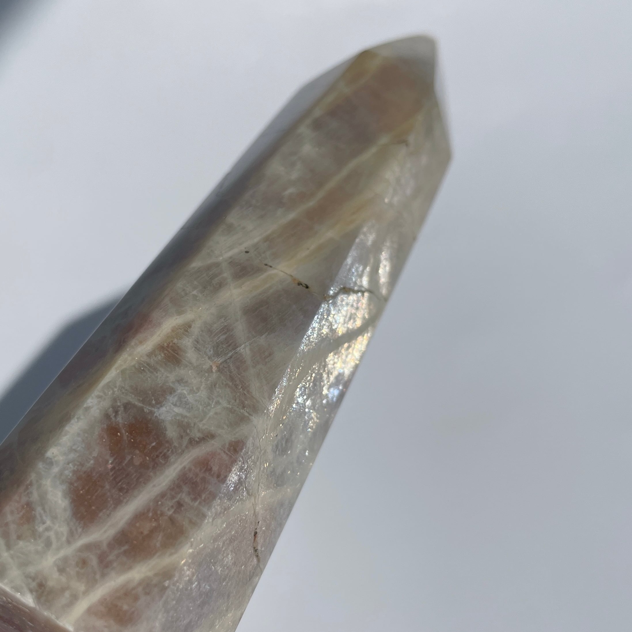 2002年春 希少❣️ サンストーンとスモーキー共生 12芒星 メルカバー