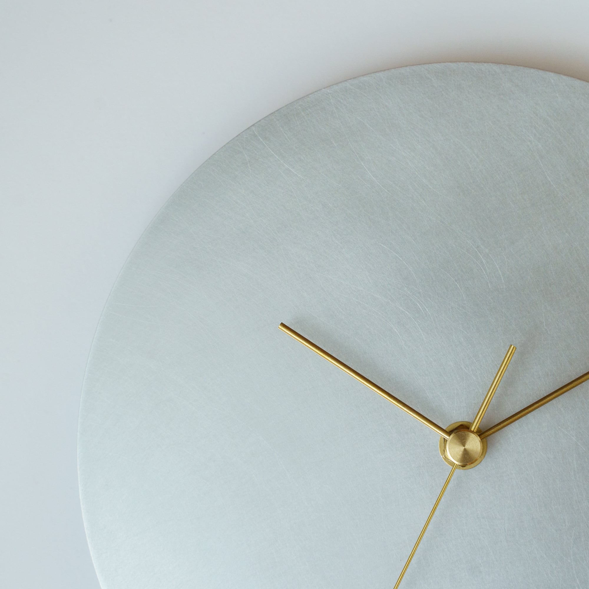 minimal wall clock 220 _ plain / aluminum 壁掛け時計 220 無地