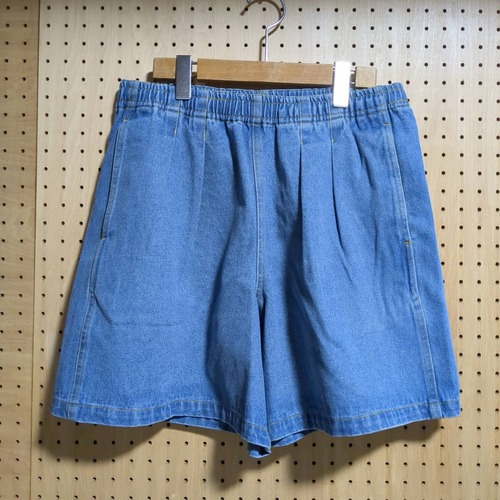 BURLAP OUTFITTER　DENIM TRACK SHORT　バーラップアウトフィッター　吸水性が高く乾燥も早いポリ混デニム生地ショートパンツ　INDIGO WASH