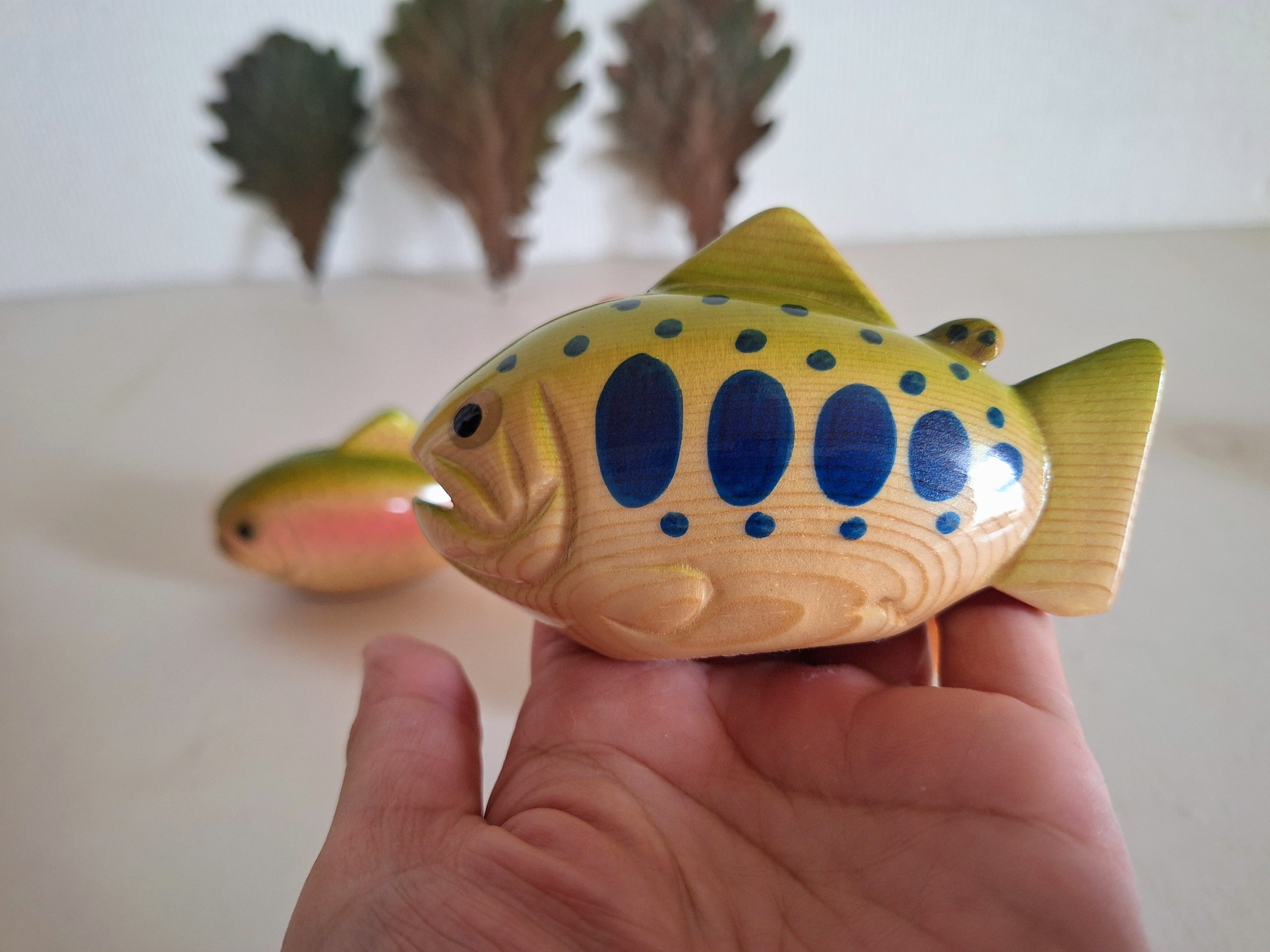 バス （ブラックバス）black bus | 工房西岡 woodcraft animals