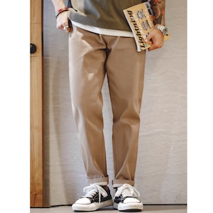 アミカーキデニムストレートレッグパンツ A0336