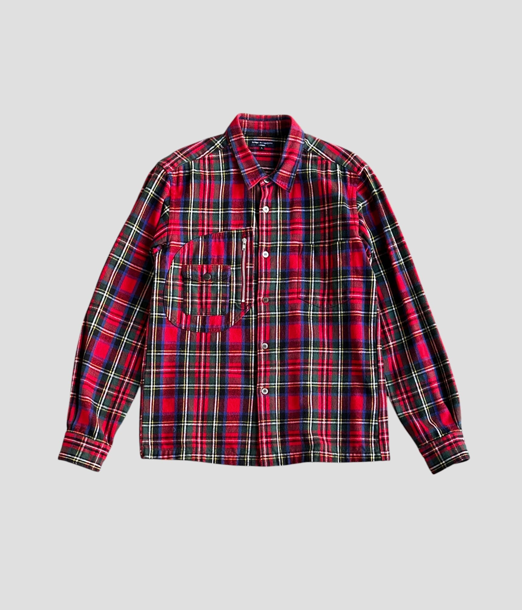 COMME des GARCONS HOMME- Vintage 00s L Flannel check Shirt 