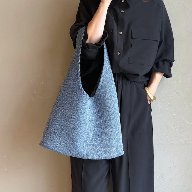 【 PAKU 】バッグインバッグ付デニムトートバッグ