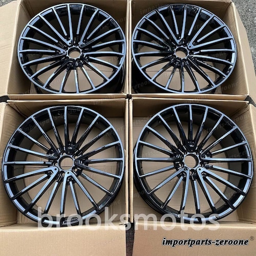 20インチマルチスポークグロスブラックスタイルホイールレンジローバーエボックlr2 5x108適合 LI-2054