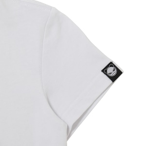送料無料【HIPANDA ハイパンダ】キッズ Tシャツ KID'S BASIC LOGO PRINT SHORT SLEEVED T-SHIRT / WHITE・BLACK