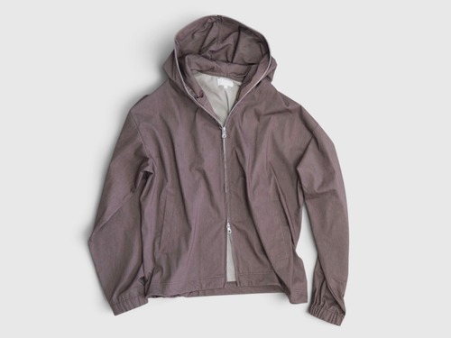 KANEMASA PHIL”46G Solaro Zip Hoodie Brown Beige”