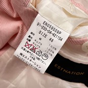 EATNATION エストネーション 背抜き テーラードジャケット 46/ピンク系 メンズ