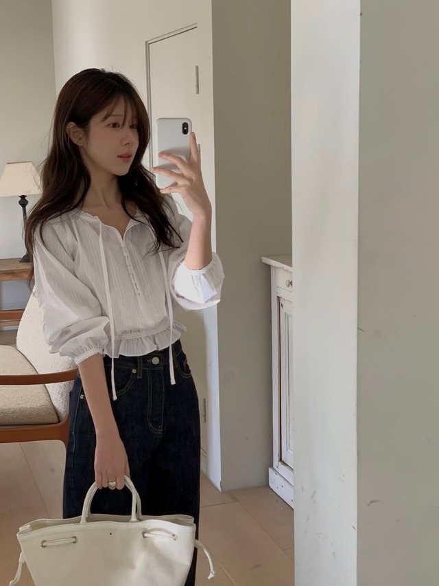 (予約) miel / Aill blouse 2color
