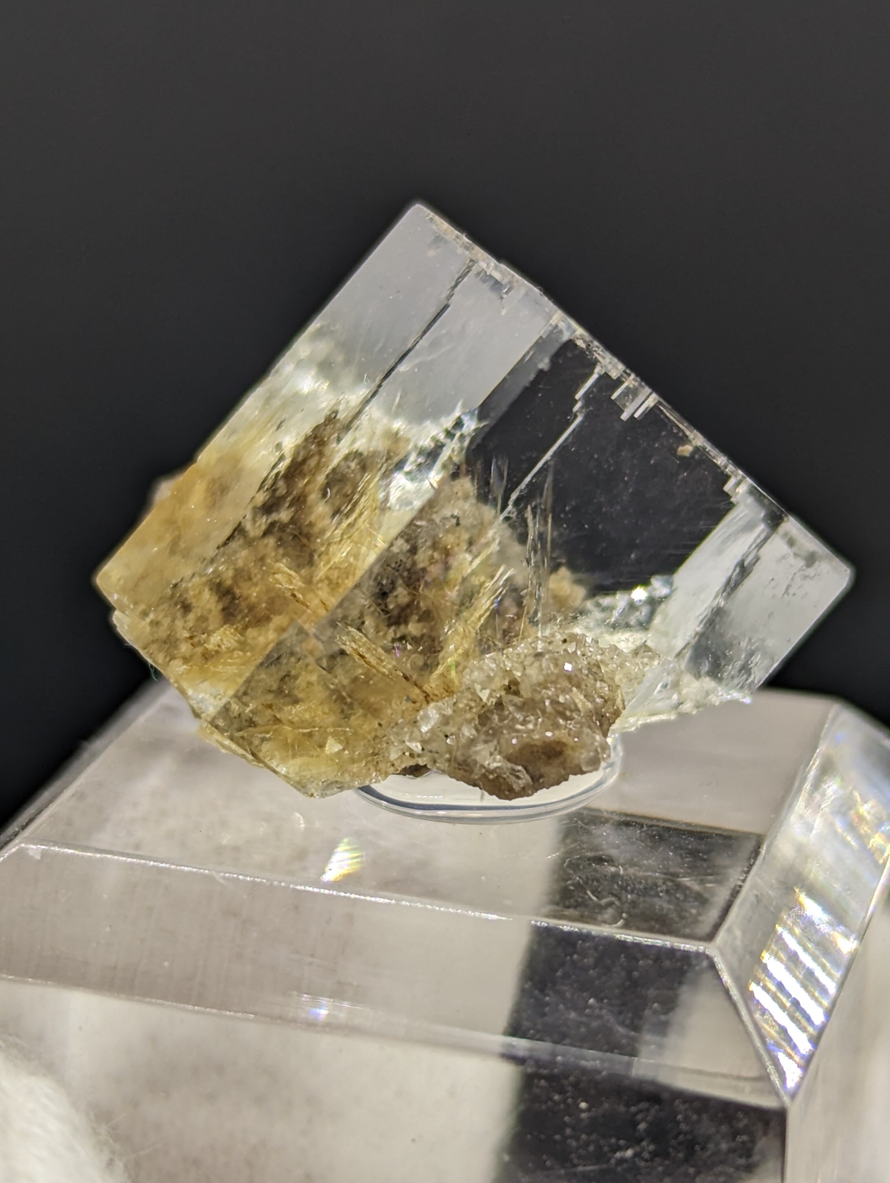 Sky様ご予約品/希少/別格】カラーレスフローライト New York,USA