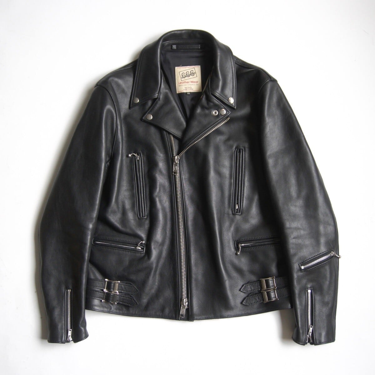 美品30万◇RICK OWENS リックオウエンス STOOGES BIKER ラムレザー