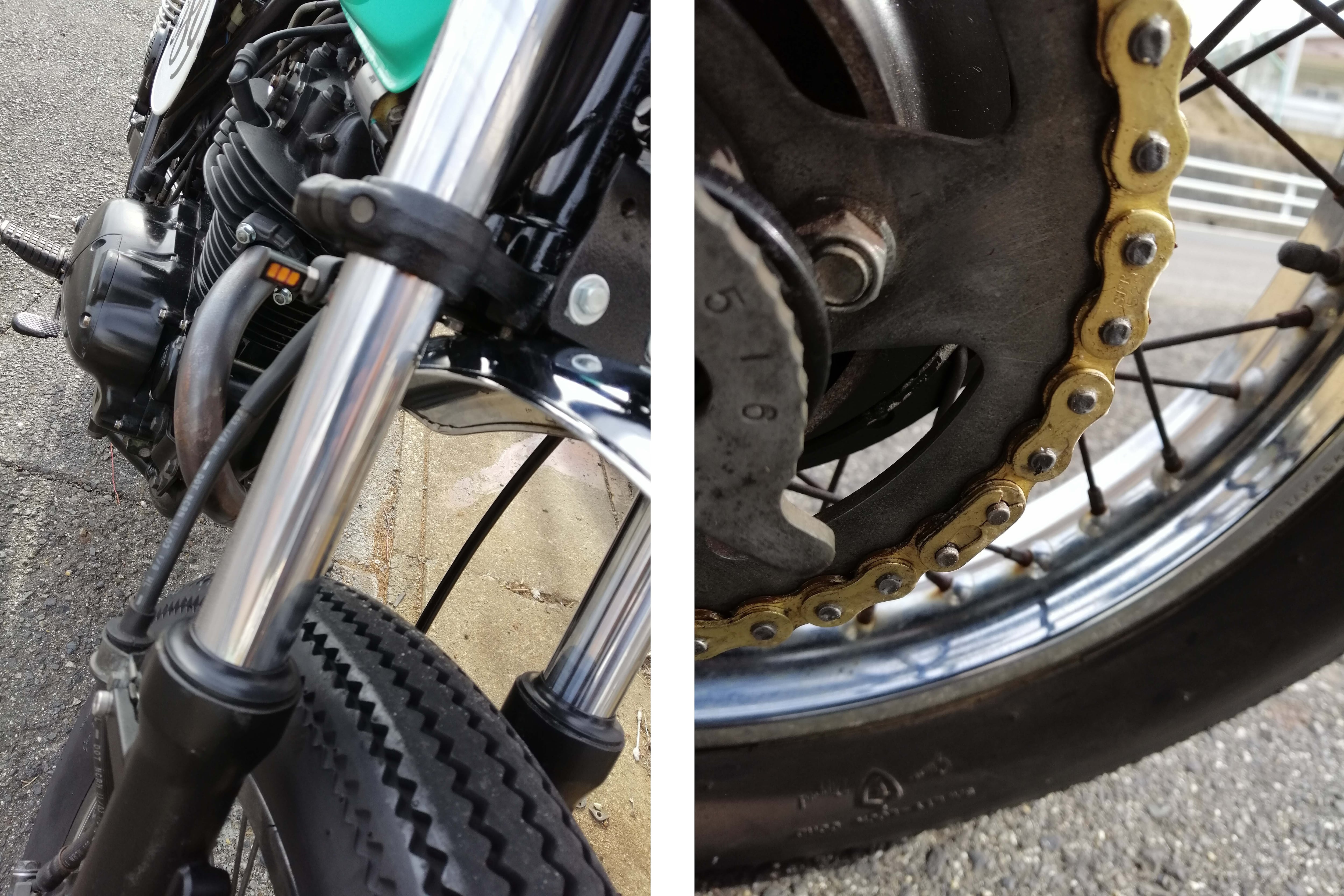 カワサキ 250TR トラッカー VMX オフロード ビンテージ ストリート