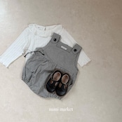 【取寄/韓国直送】mimimarket 26/AU チェックオーバーオールスーツ|秋服|韓国子供服
