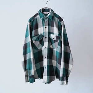70-80s' " FROSTPROOF " heavy flannel shirt