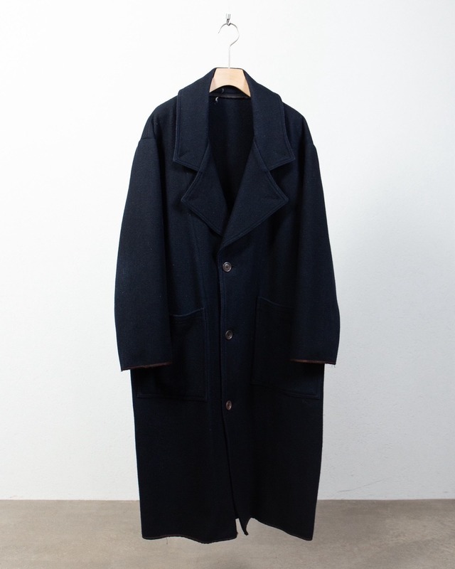 old melton wool chesterfield coat