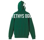 TETHYS OGG ビッグロゴ フルジップ パーカ（アイビーグリーン）