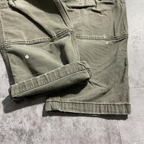 10s ニカラグア製 モスグリーン ダブルニー Carhartt 33×32 詳細写真5