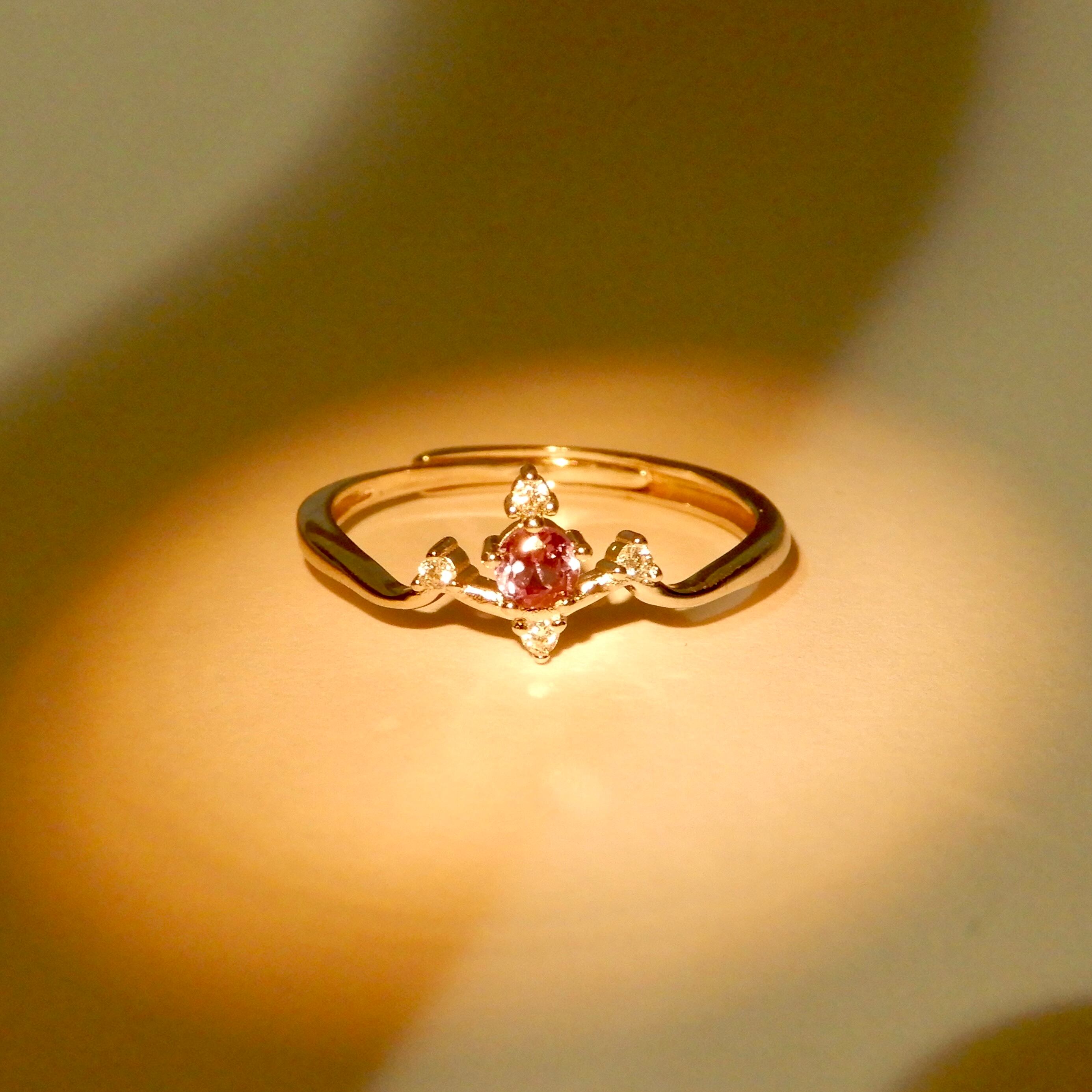 燭台Ring♦︎合成アレキサンドライト♦︎