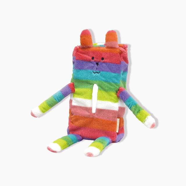 【CH】CRAFTHOLIC ティッシュボックスカバー RAINBOW RAB /AYC504-01