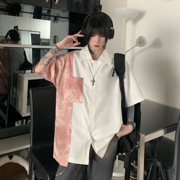 ダークサマールーズシャツ スタンダードレディース レトロ 夏物 ステッチ ケッペル60753247272