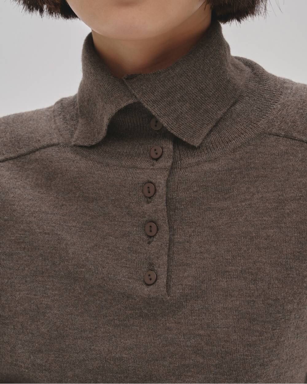 TODAYFUL／Front Botton Knit | polne