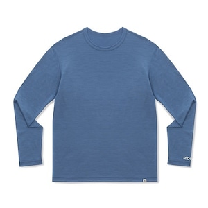 RIDGE MOUNTAIN GEAR　Merino Basic Tee Long Sleeve　リッジマウンテンギア　メリノウール ロングスリーブTシャツ