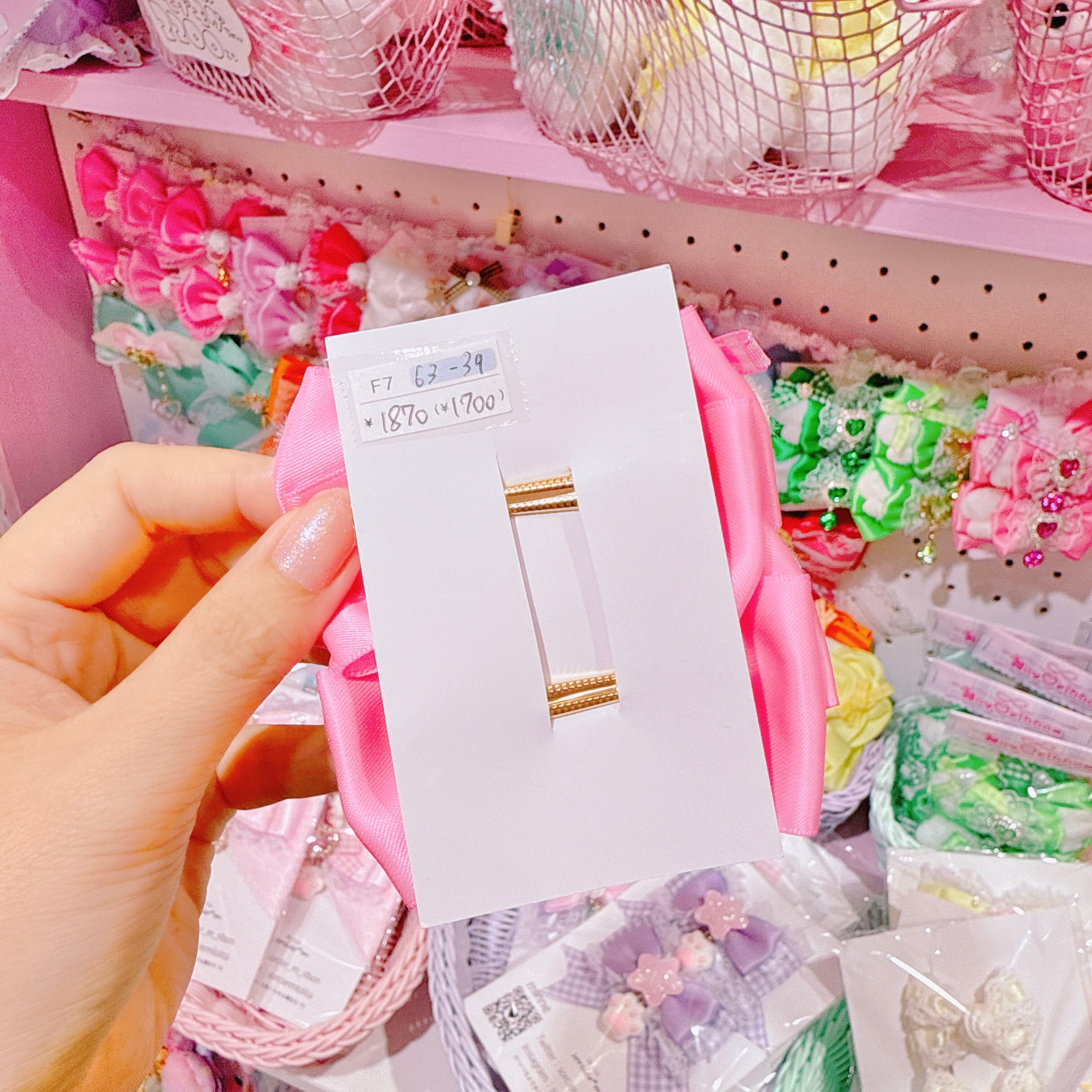 【F7】63-39推し活ツインヘアクリップ