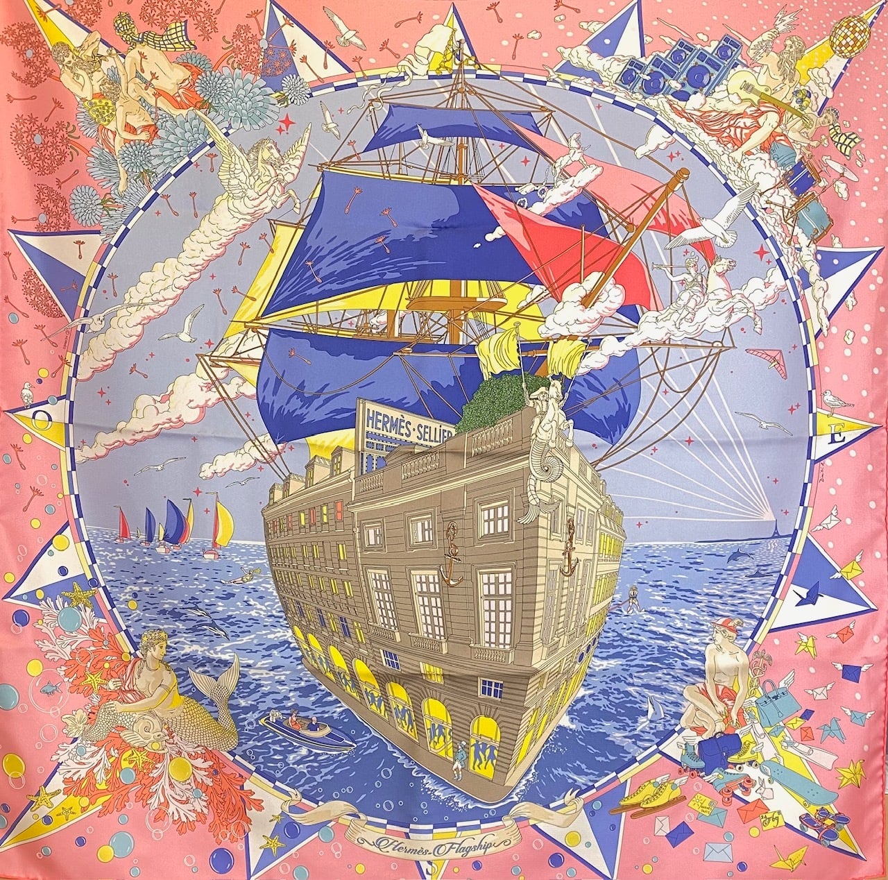 エルメスHERMES スカーフカレ90 ザルツブルクにて