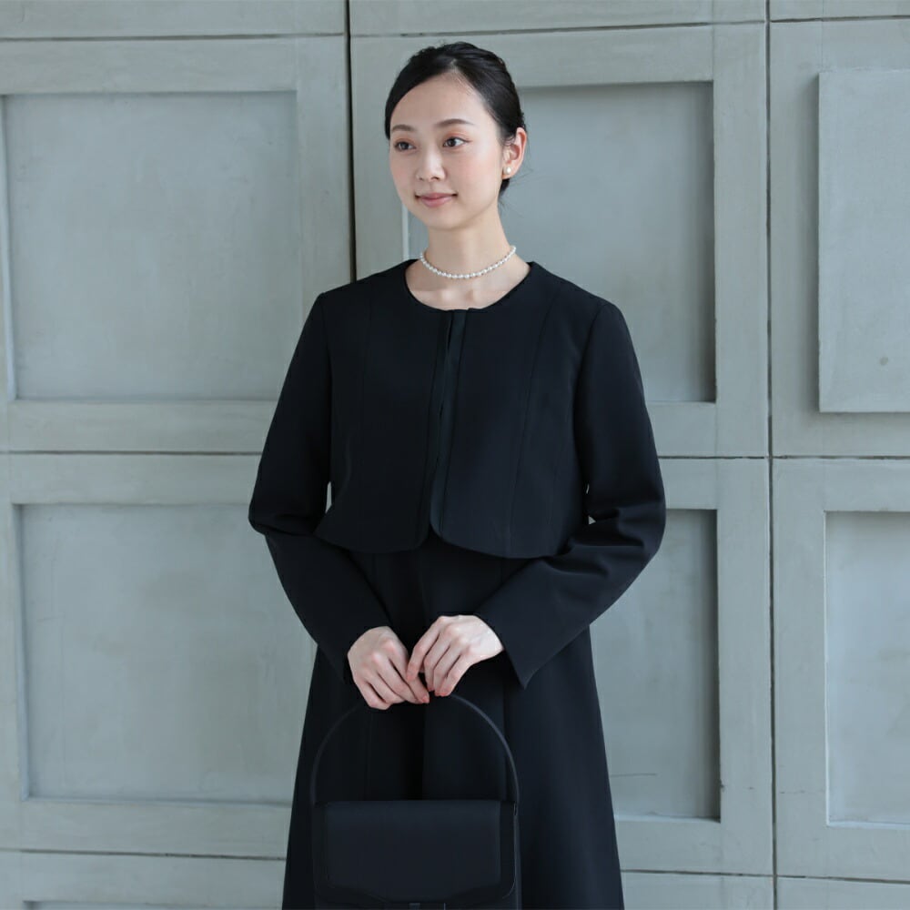 2『レディース』セットアップ 冠婚葬祭 ブラックフォーマル ワンピース