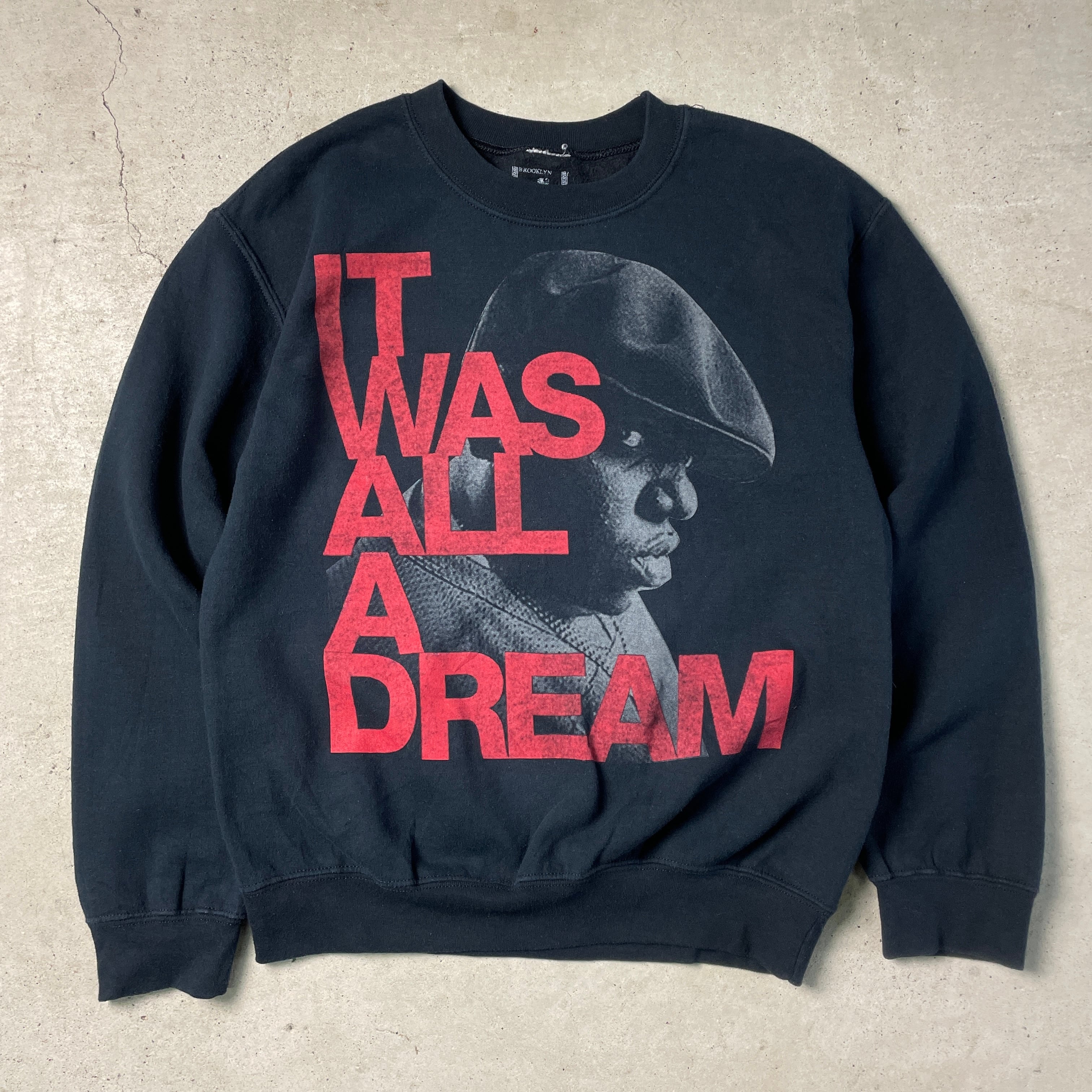 THE NOTORIOUS B.I.G. biggie アーティスト プリント スウェットシャツ 