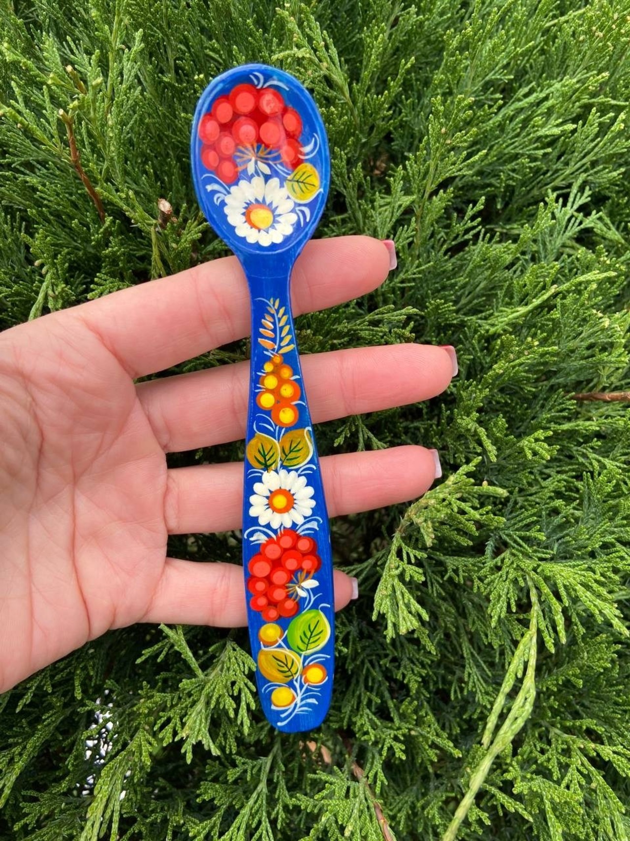 ペトリキフカ・スプーン（ホメンコ）18cm - 4