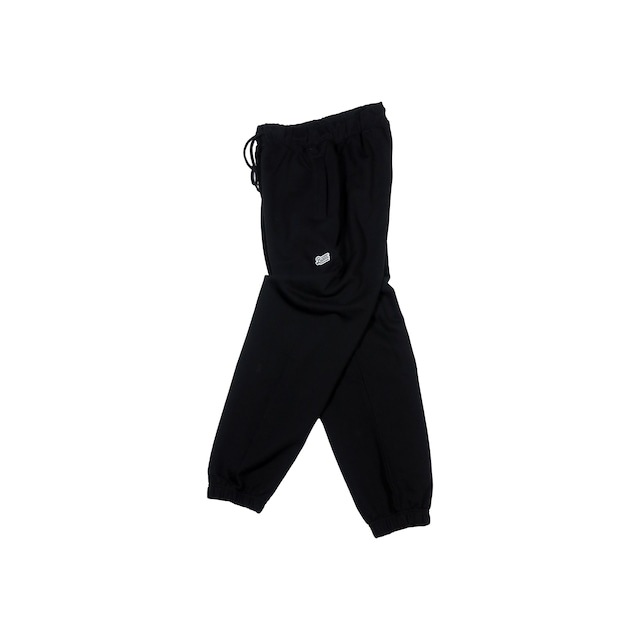 LOGO PATCH SWEAT PANTS 24' [BLACK]