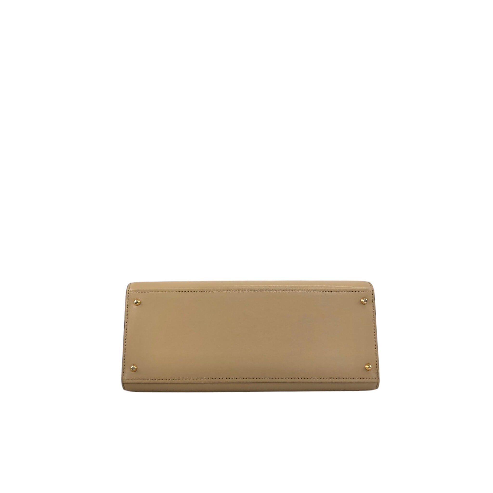 CELINE セリーヌ ハンドバッグ ベージュ ガンチーニ レザー vintage
