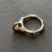 【受注予約:7月中旬入荷予定】charm set uneven ring/silver