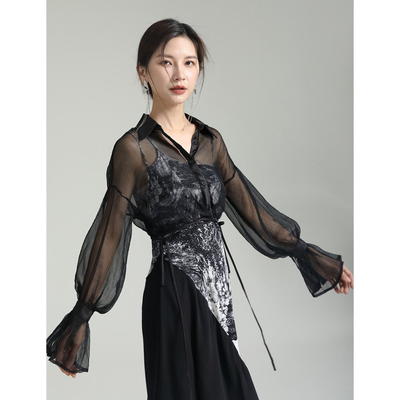 kishidamiki litmus shirring sleeve 【公式通販】