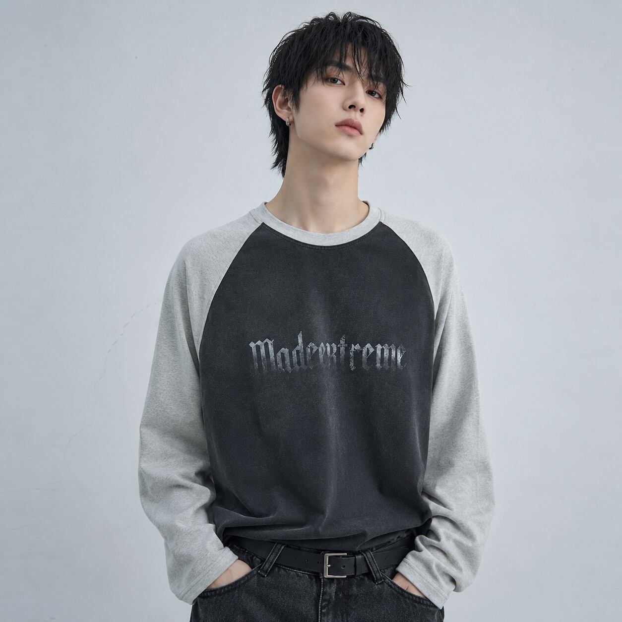 Raglan Sleeve Long Sleeve T-Shirt 0005