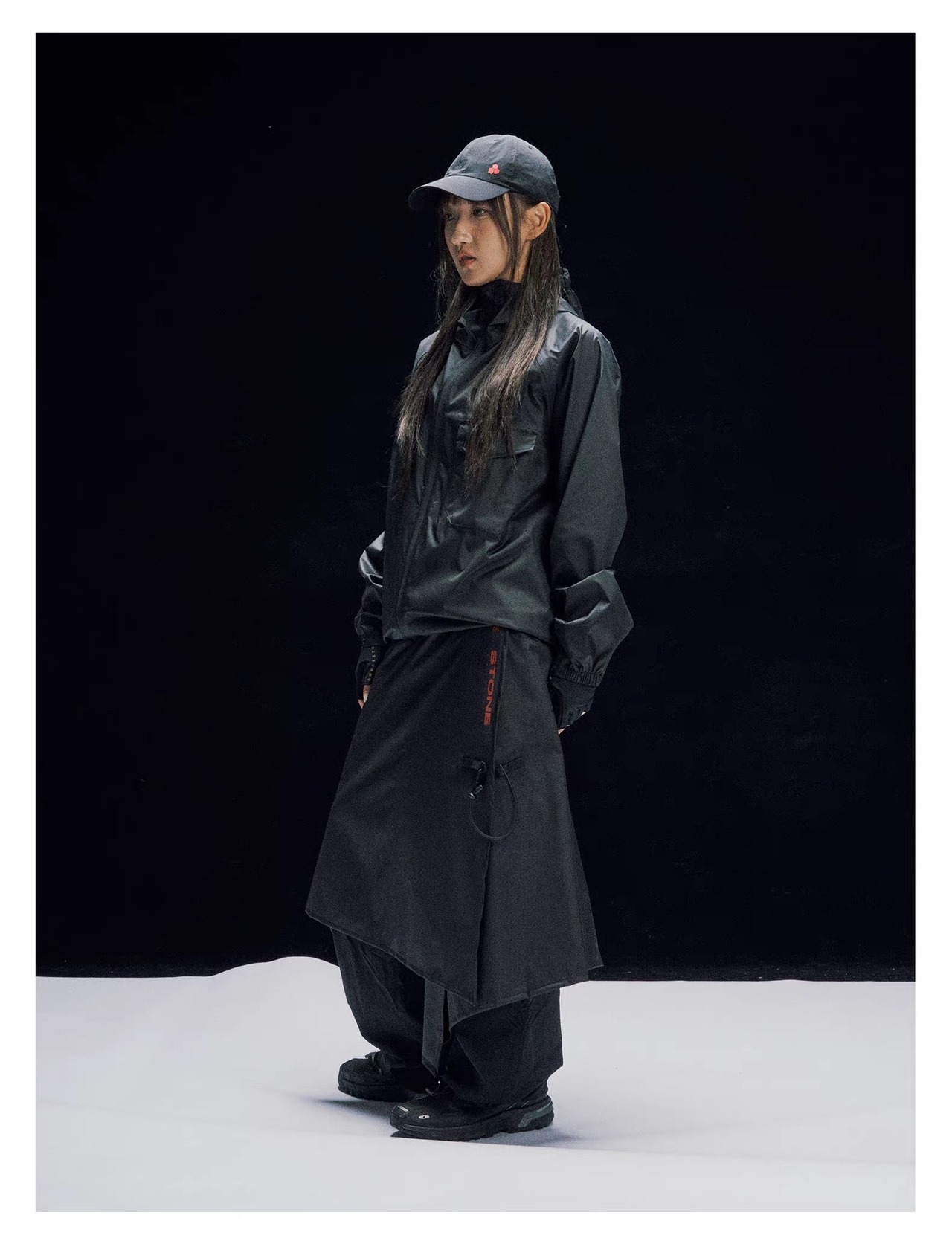 AWAKESTONE パッカブル ウォータープルーフ ラップスカート