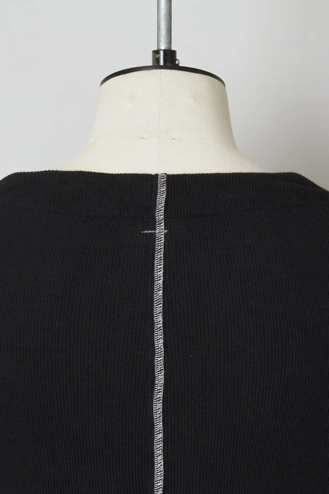 24SS】SHINYAKOZUKA MASSIVE SLEEVE CARDI (BLACK) 2401SK36 | IAAAM