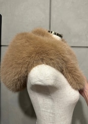 fur hooded long coat