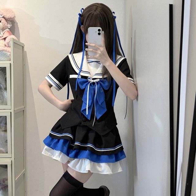 蒼リボンの放課後迷宮 2タイプスカートセーラーセットアップ