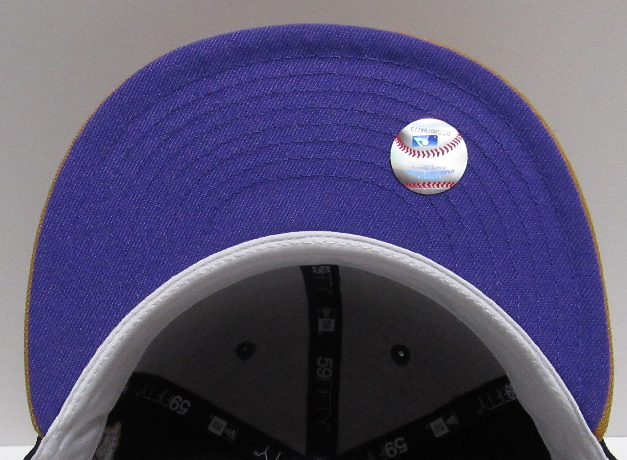 NEW ERA 59fifty  Arizona Diamond backs ダイヤモンドバックス CAP　BLACK×GOLD