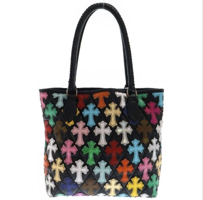 CHROME HEARTS クロムハーツ レザー トートバッグ マルチカラー