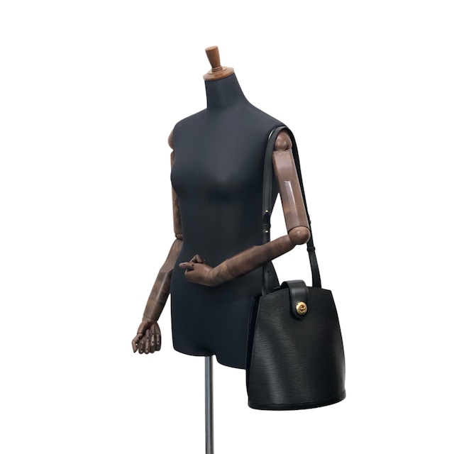 LOUIS VUITTON ルイヴィトン エピ クリュニー M52252 ショルダーバッグ ブラック レザー vintage ヴィンテージ オールド fcxgbe