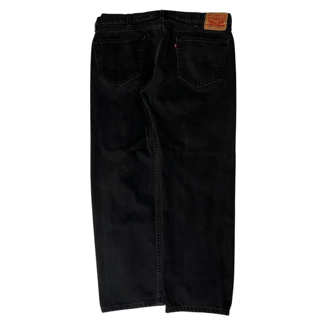 【W40×L30】Levi's505   ブラックデニムパンツ